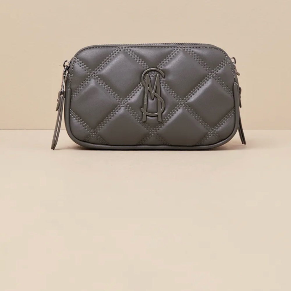 Steve Madden Dark Green Quilted Crossbody Bag. Brand new in Plastic